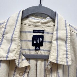 GAP Yellow/Blue Pinstripe Shirt